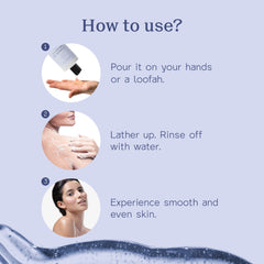 Arata 1% Salicylic Acid Body Wash (300ml) For Bacne, Bumpy & Strawberry Skin | Exfoliates, Cleanses & Smoothens Uneven & Rough Skin | Paraben & SLS Free | Body Shower Gel For All Skin types