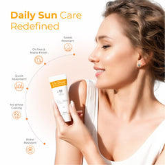 UV Doux Silicone Sunscreen Gel SPF 50 PA+++|India’s No.1 Dermatologist Recommended Brand|Invitro,In-Vivo Tested|UVA/UVB Protection, Benzene Free|No White Cast |Oily & Acne-Prone Skin |100 g