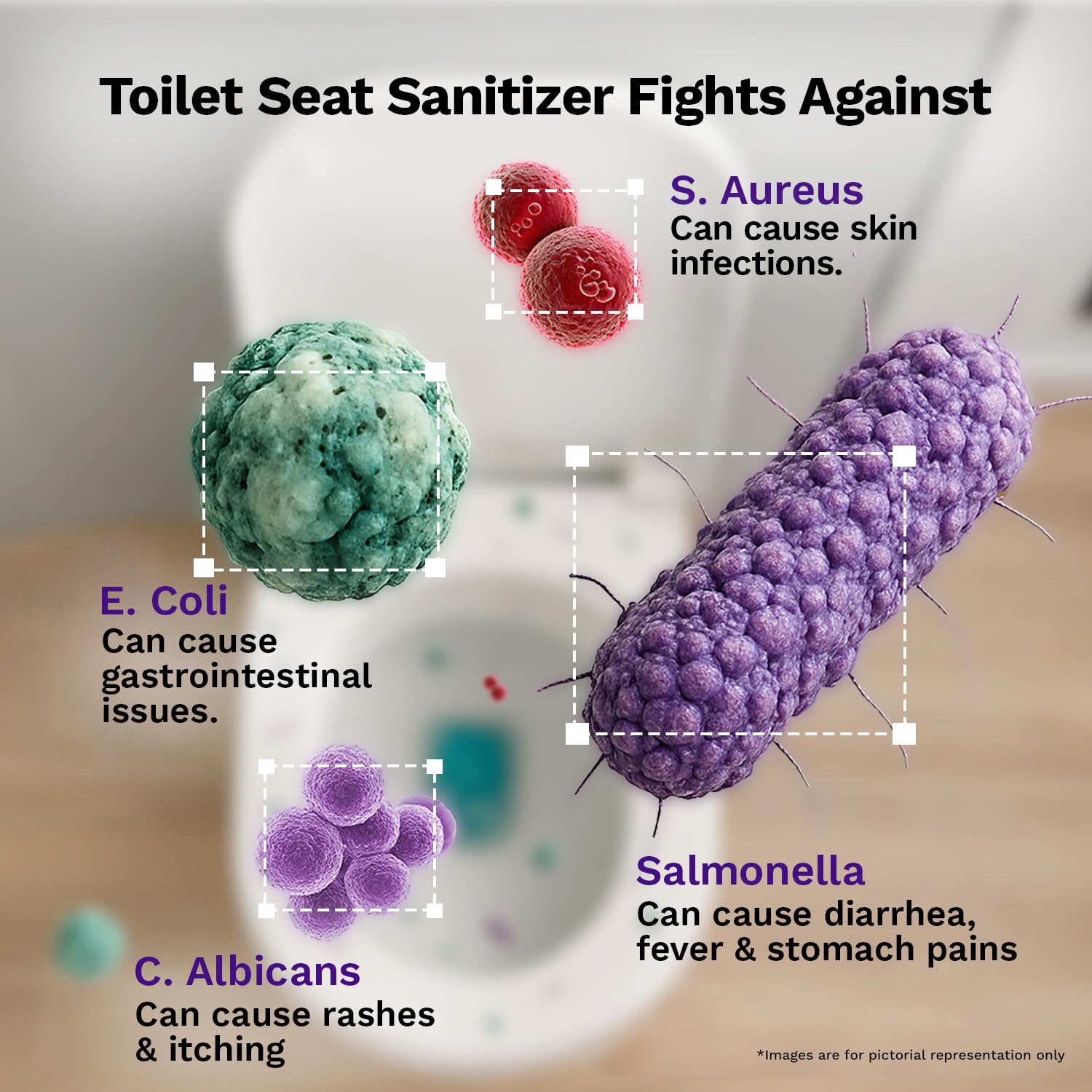 Pee Safe Toilet Seat Sanitizer Spray | Mint 50ml - Reduces Risk of UTI