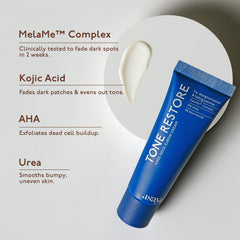 Asaya | Tone Restore | Advanced Pigmentation Cream with MelaMe™ Complex | Anti-Pigmentation Cream for Women & Men for Dark Neck, Knees & Elbows | 50 g