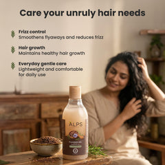 Alps Goodness Rosemary, Hibiscus & Flaxseed Hair Gel, 300ml | Hair Mask for Strong & Soft Hair | Frizz Control & Hair Growth | Deep Conditioning | Spa Like Experience | For All Hair Types