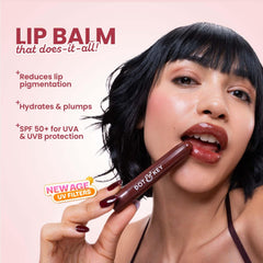 Dot & Key Meltie Lip Balm SPF 50+ With 2% Kojic & Vitamin C | Hydrates Dry, Chapped Lips, Lightens Pigmentation, Brightens Lips | With Shea & Mango Butters, Peptide Infused | Cocoa Creme | 4g