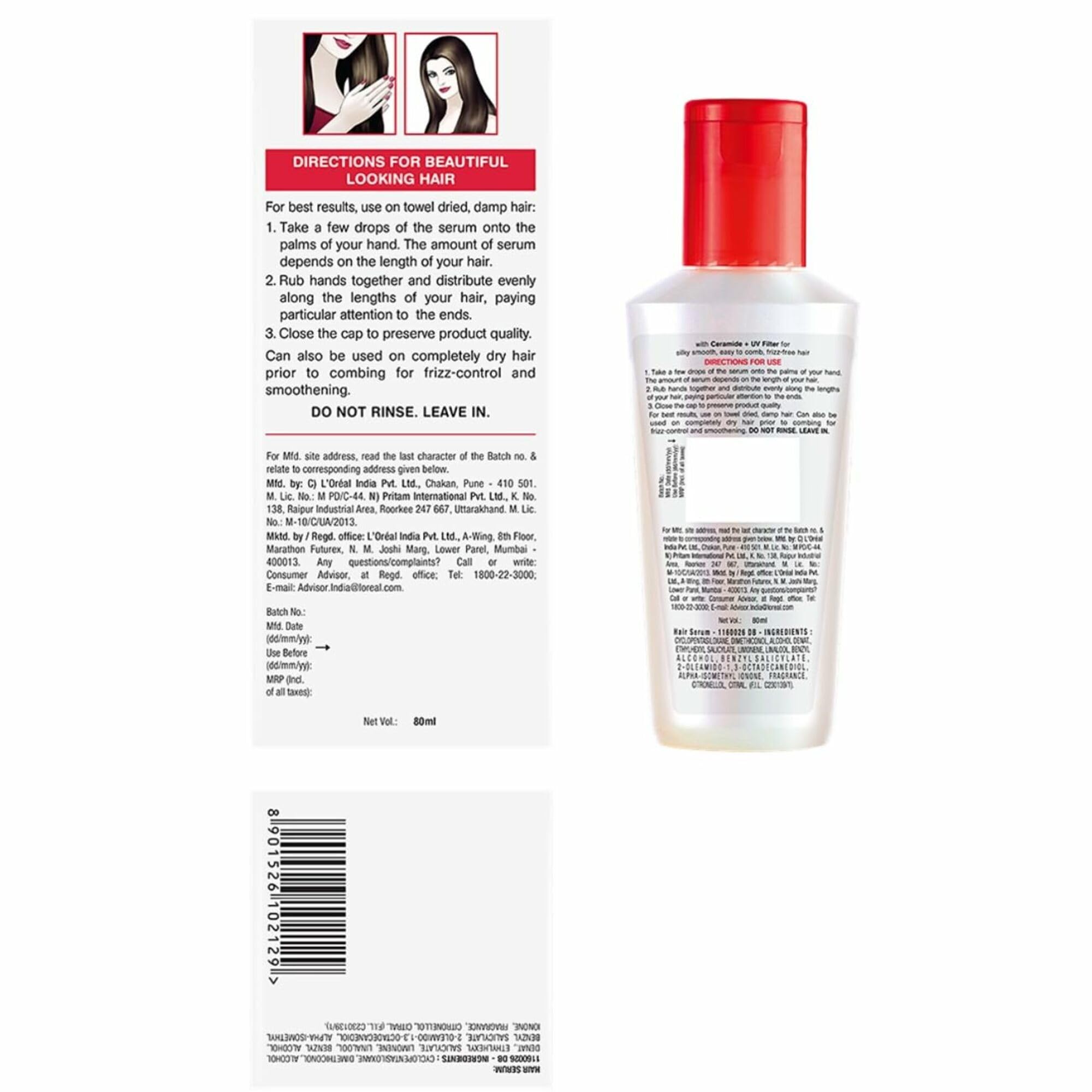 L'Oreal Paris Total Repair 5 Serum, 80ml
