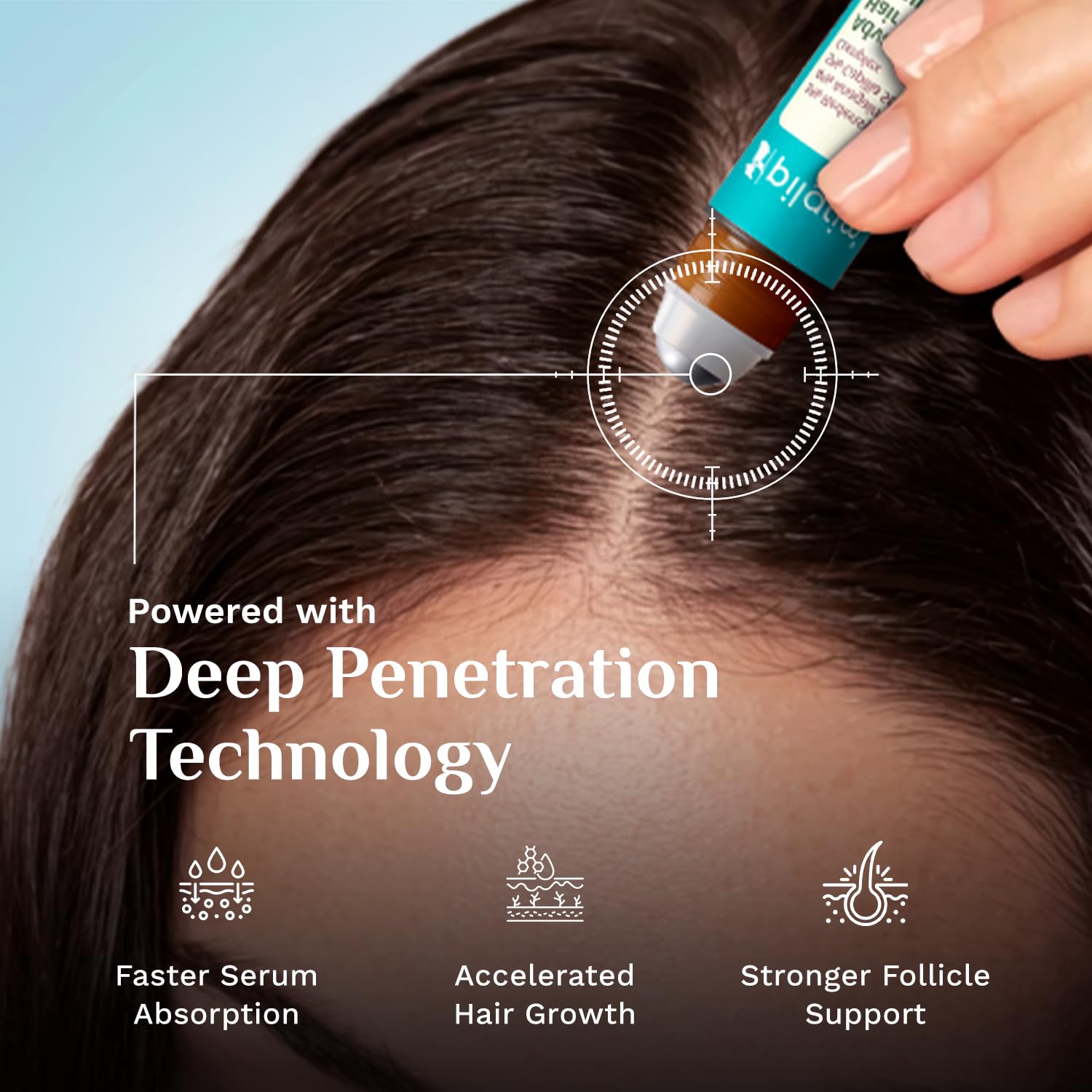 Pilgrim Advanced Hair Growth Serum Roll On with Redensyl & AnaGain - 25ml