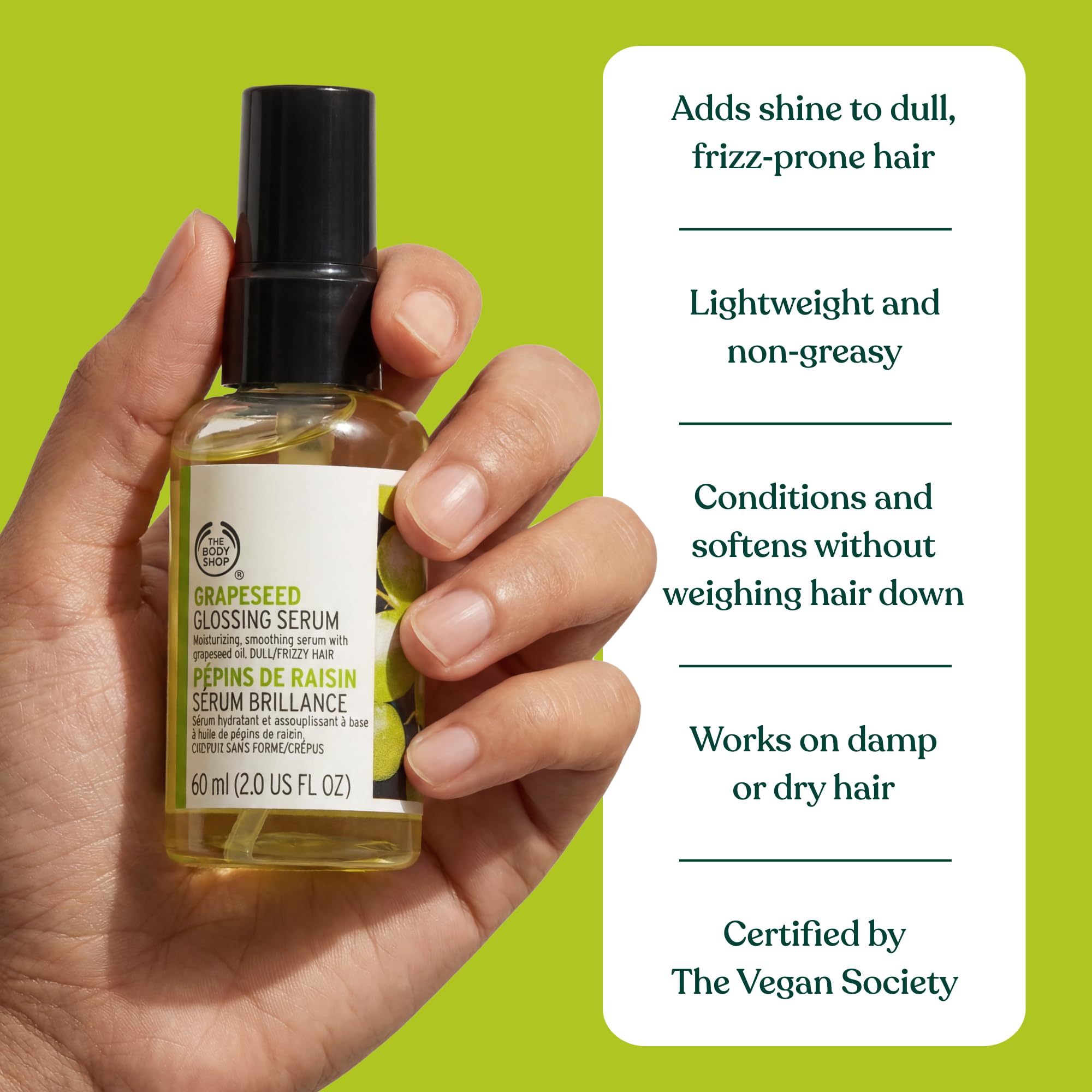 The Body Shop Grapeseed Hair Serum, 60ml
