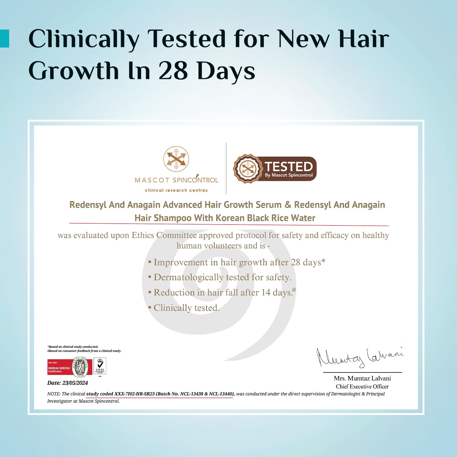 Pilgrim Redensyl 3% + Anagain 4% Advanced Hair Growth Serum (100ml) with Korean Black Rice, Controls Hair Fall, Stimulates Hair Growth, Increase Hair Density | HairGrowth Serum for Men & Women
