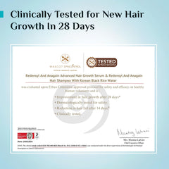 Pilgrim Redensyl 3% + Anagain 4% Advanced Hair Growth Serum (100ml) with Korean Black Rice, Controls Hair Fall, Stimulates Hair Growth, Increase Hair Density | HairGrowth Serum for Men & Women
