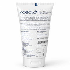 KOJIGLO SKIN LIGHTENING FACEWASH with 3 powerful Skin Lightening Agents with pH 5.5, Non comedogenic