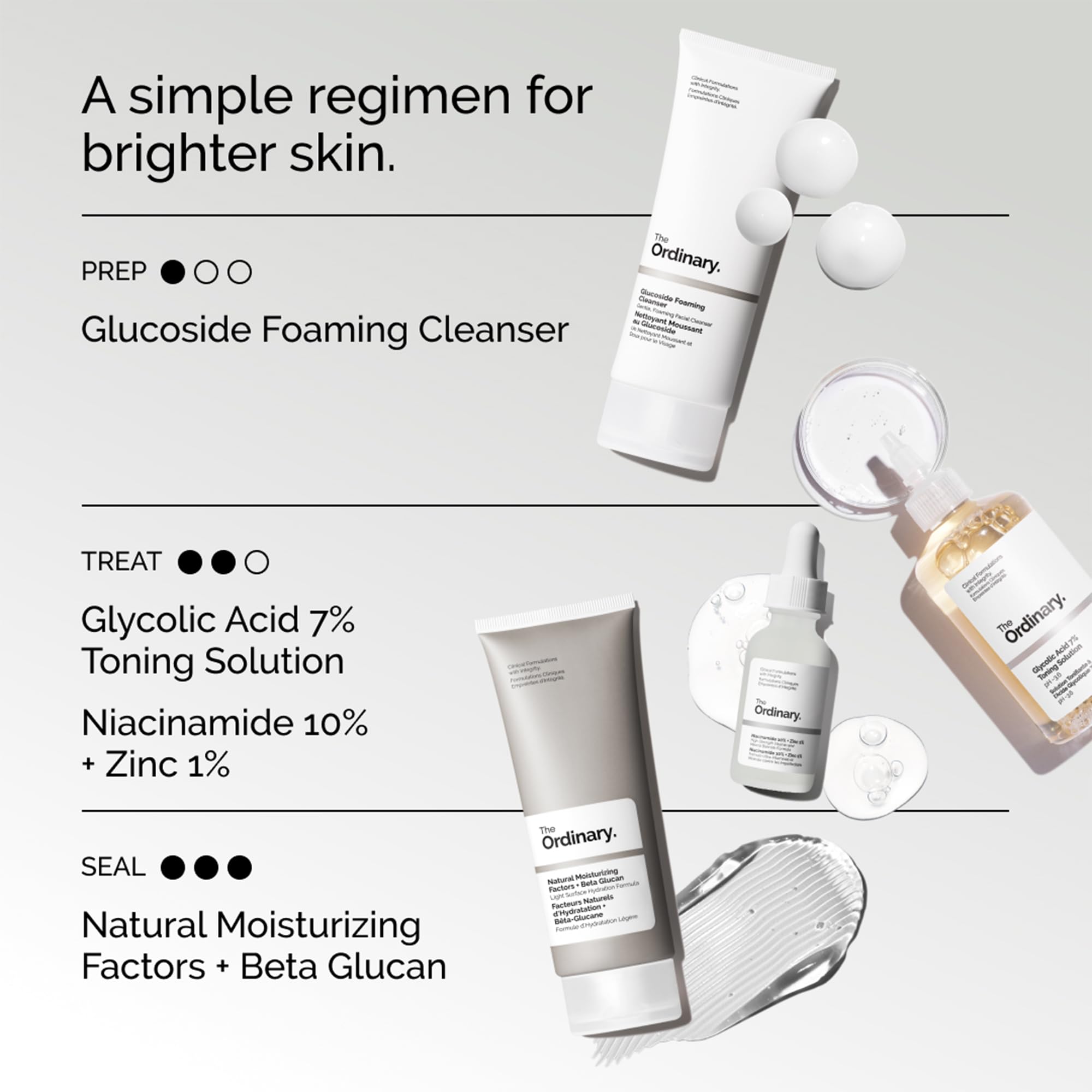 The Ordinary Glycolic Acid 7% Exfoliating Toner, Brightening and Smoothing Daily Toner for More Even-Looking Skin Tone, 240ml