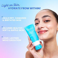 Dot & Key Barrier Repair Moisturizer For Normal, Dry, Combination & Sensitive Skin | 120 Hrs Moisturization, With 5 Ceramides & Hyaluronic | Repairs Damaged Skin Barrier, Non-Comedogenic | 100g