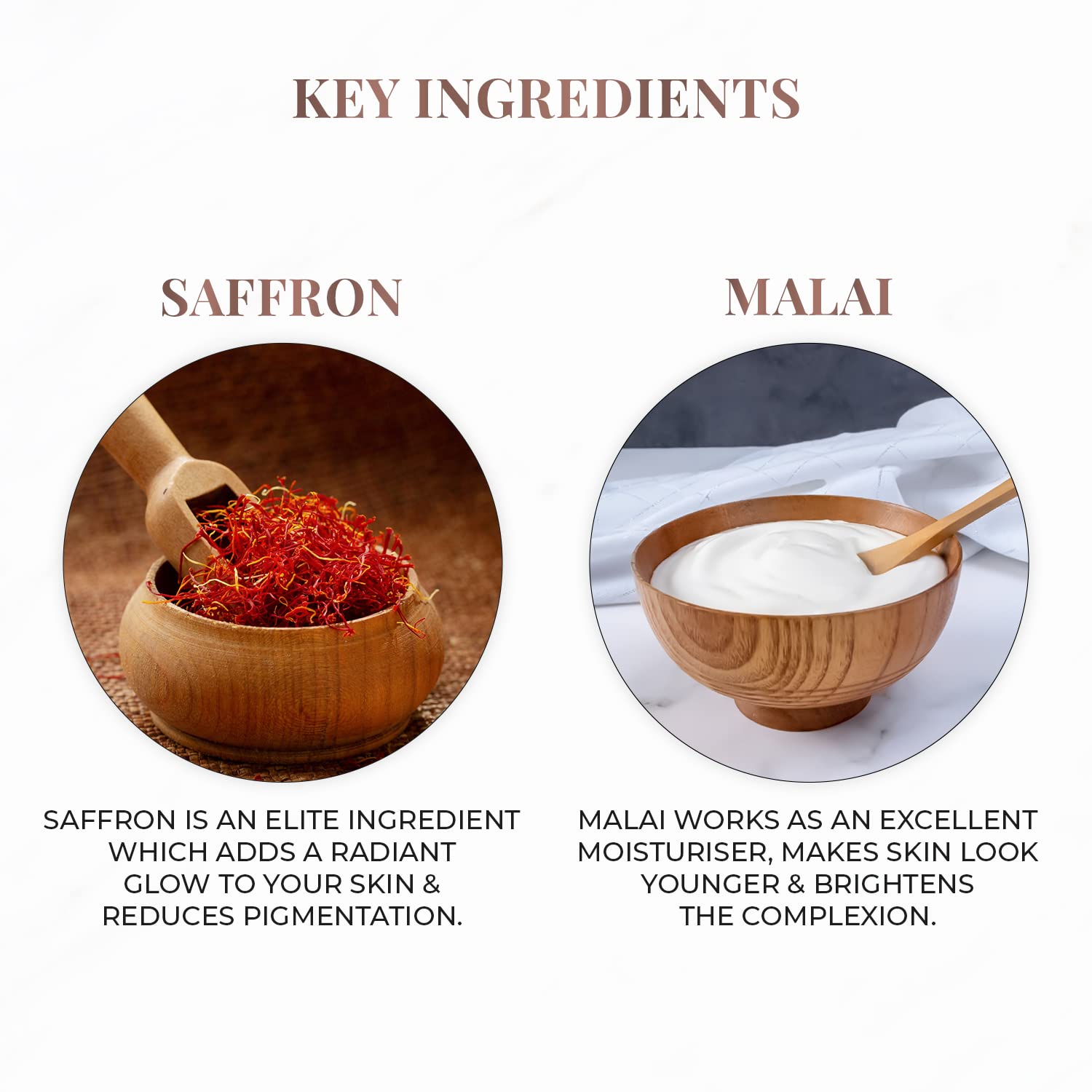 Just Herbs Saffron + Malai Nourishing Body Milk Moisturizer for Men & Women | Hydrating Body Lotion for Dull, Tired & Dry Skin | Suits All Skin Types - 300 ml