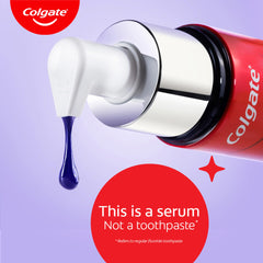 Colgate Visible White Purple Teeth Whitening Serum, 40ml – Mint & Yuzu Flavour, Instant Brightening Purple Serum for Whiter Smiles