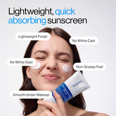 Be Bodywise Ultra Light Sunscreen SPF 50 PA+++ for Oily, Dry, Acne-prone Skin | Broad Spectrum Protection & Blue Light Protection | No White Cast | Non-Greasy | Korean Anti-Acne Technology | Water & Sweat Resistant | Ultra Lightweight Texture | For Men &