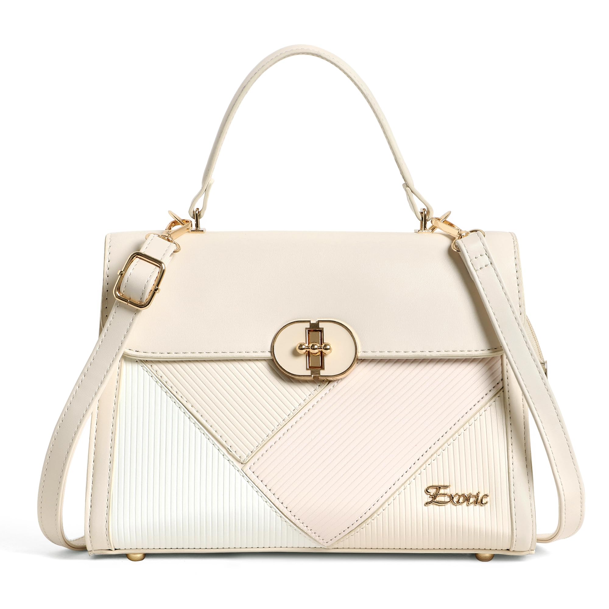EXOTIC Premium® Embossed Pattern Elegance Satchel Bag | Cross Body Bag | Sling and shoulder Bag | Suitable For Every Occasion