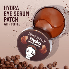 Swiss Beauty Hydra Anti Wrinkle Eye Serum Patch| Treats Dark Circles, Fine Lines And Wrinkles | Enriched With Collagen And Aloe Vera Extract | Shade - 03 Coffee, 60 Pcs