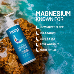 hoop Magnesium Body Lotion Sleep Minerals | Relax, Sleep Routine | 250ml