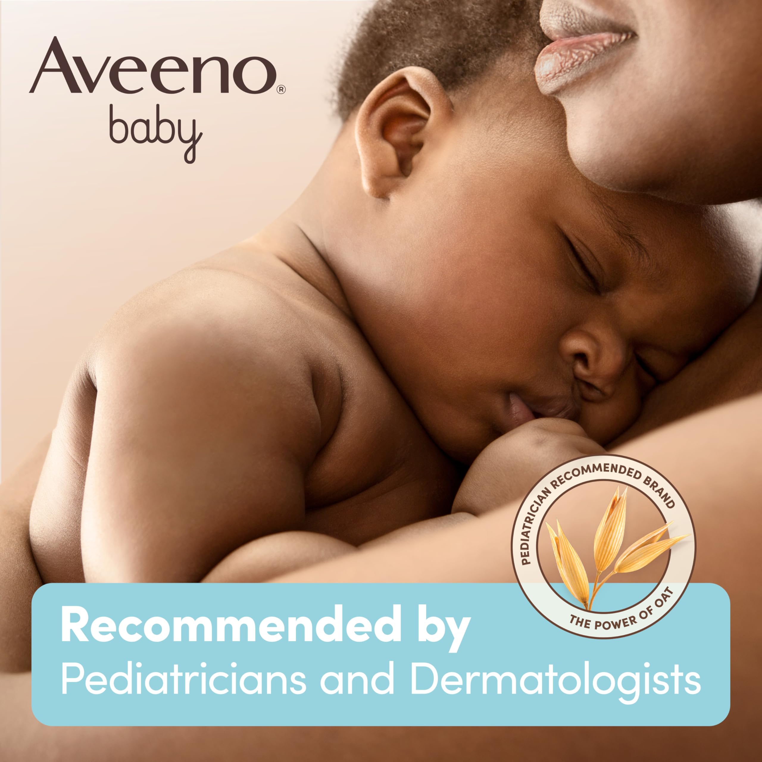 Aveeno Baby Daily Moisturizing Body Lotion | 24 Hour Protection for Sensitive Skin | Active Natural Oats Formula |Paraben Free, Fragrance Free | US Pediatrician Recommended, 532ml