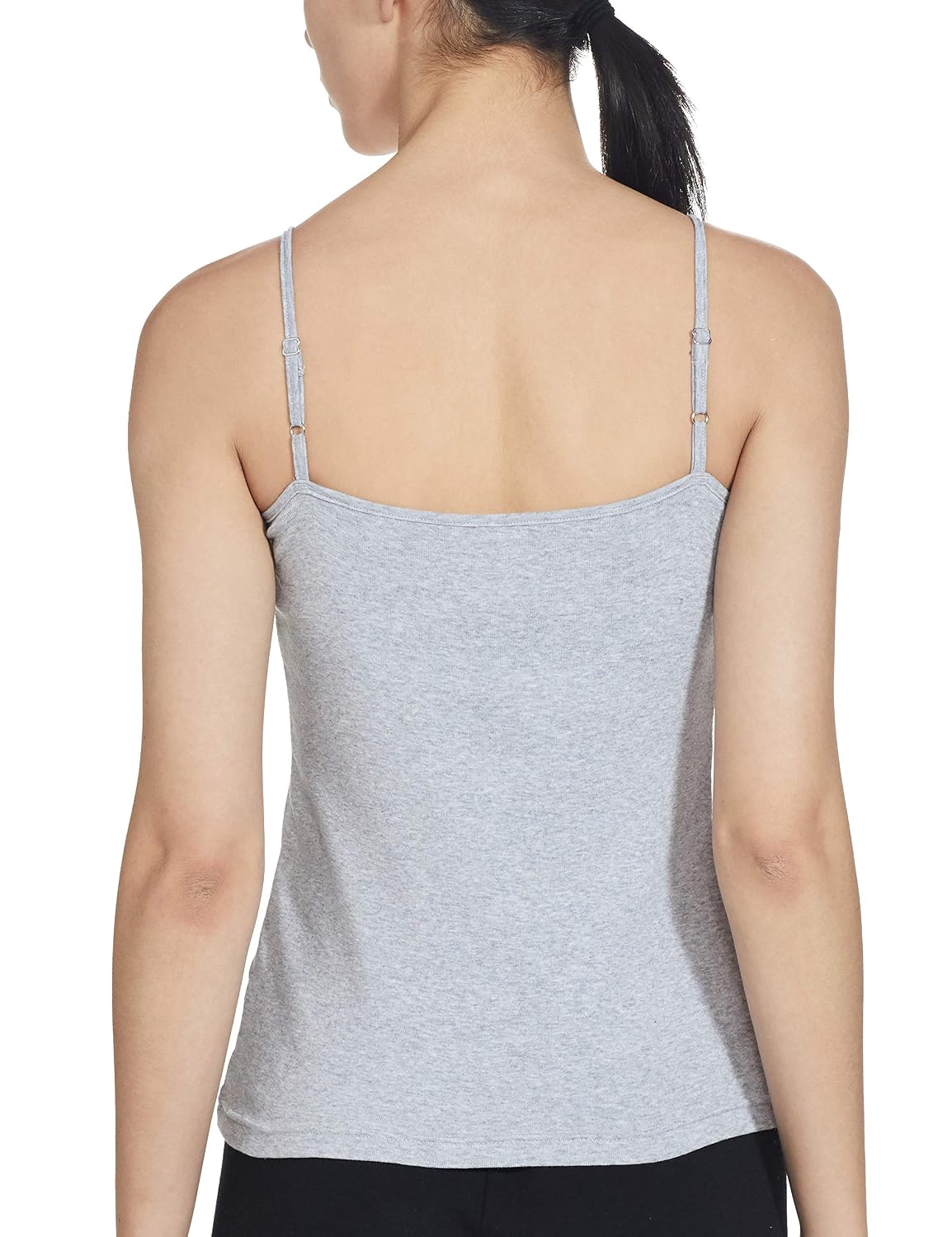 Jockey 1487 Women Super Combed Cotton Rib Camisole with Adjustable Straps