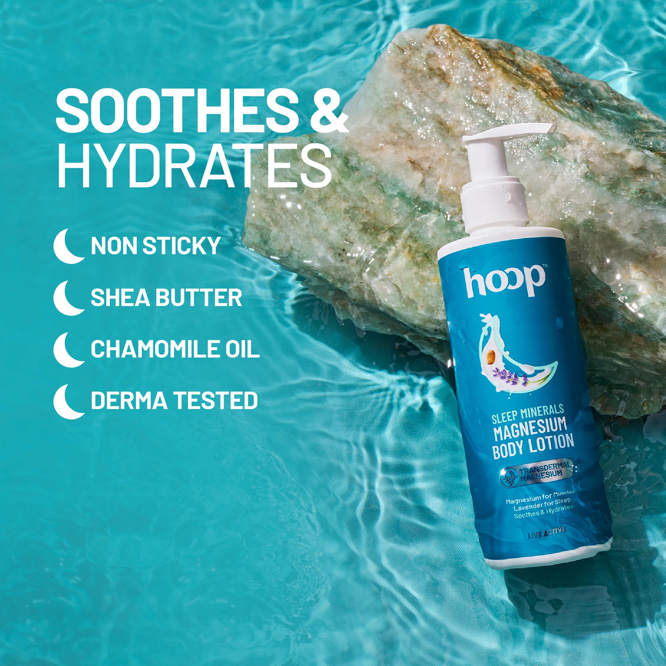 hoop Magnesium Body Lotion Sleep Minerals | Relax, Sleep Routine | 250ml