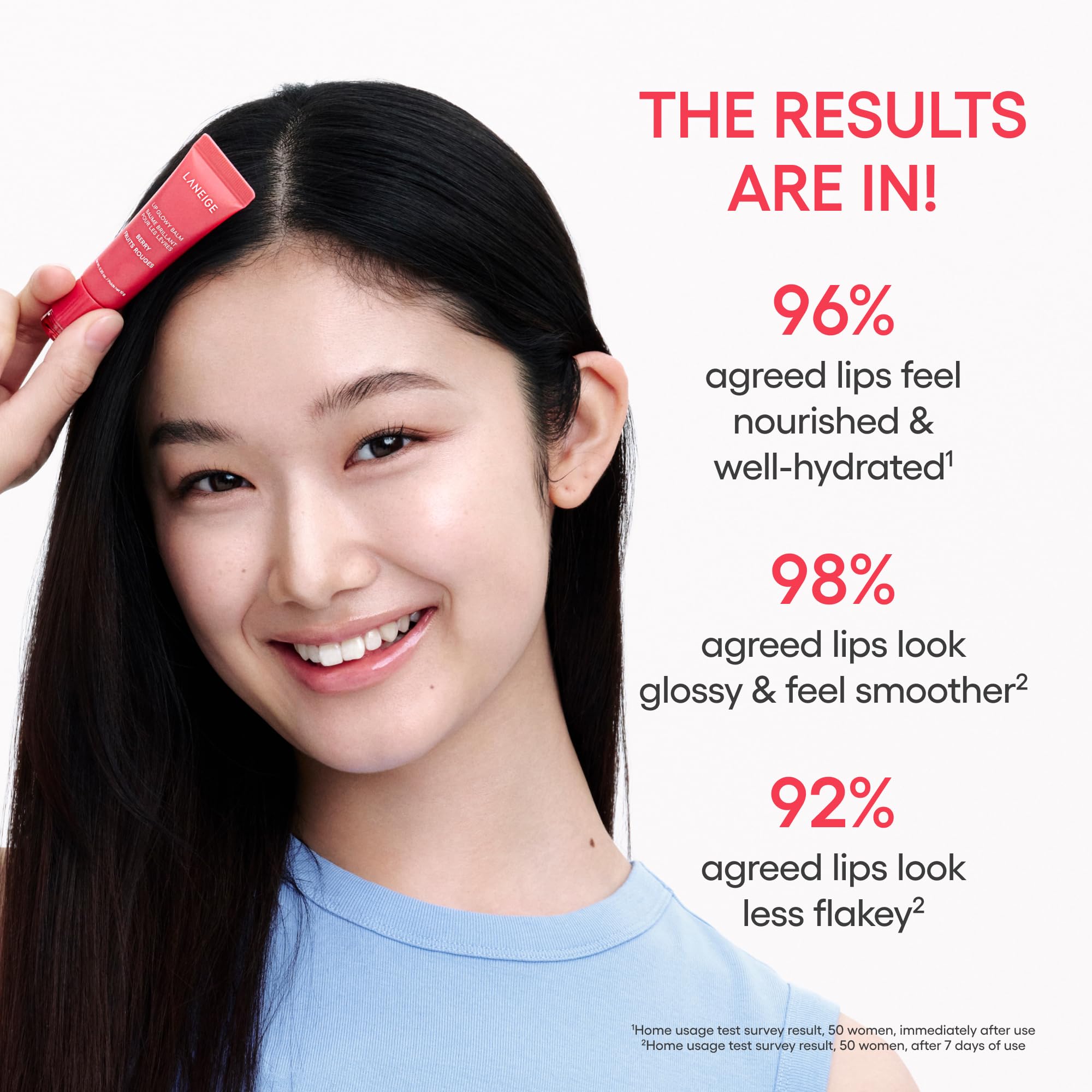 Laneige Lip Glowy Balm | Moisturizing Lip Treatment with Vitamin C + Shea Butter for Soft, Smooth and Glowing Lips | Korean Lip Balm For Dry Chapped Lips |Intense Hydration| Berry |10Gm